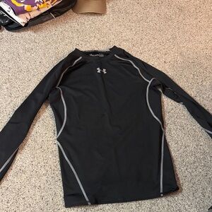 Under Armour Black and Gray Performance Top